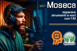 Moseca: separare strumenti e voci con l'AI