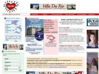 Screenshot sito: Sposi.it