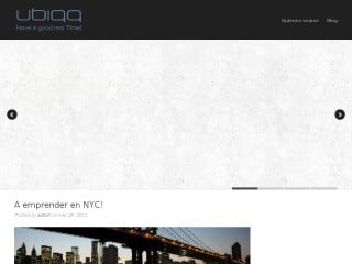 Screenshot sito: Ubiqq.com
