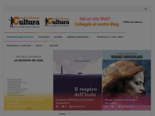 Screenshot sito: Condividiamo Cultura