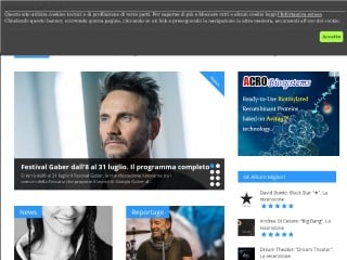 Screenshot sito: Melodicamente
