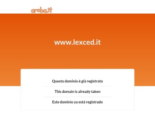 Screenshot sito: Lexced.it