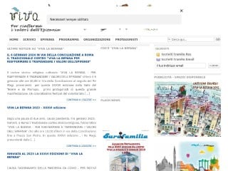 Screenshot sito: Viva la Befana