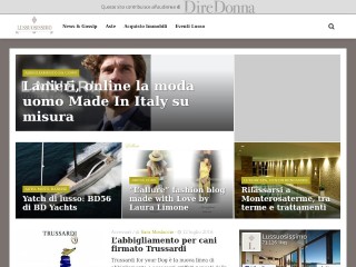 Screenshot sito: Lussuosissimo.com