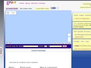 Screenshot sito: Gruvr