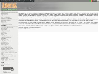 Screenshot sito: Asterisk Italia
