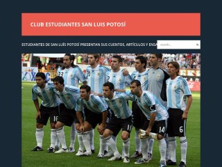 Screenshot sito: Estudiantes