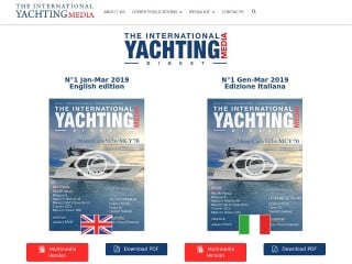 Screenshot sito: The International Yachting Media Digest