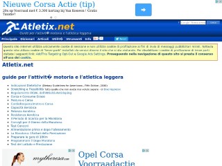 Screenshot sito: Atletix.net