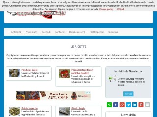 Screenshot sito: Caciosuimaccheroni.it