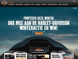 Screenshot sito: Harley-Davidson