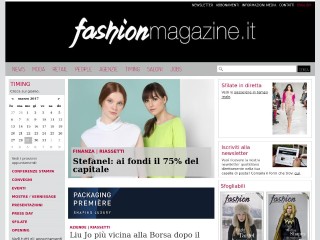 Screenshot sito: FashionMagazine.it