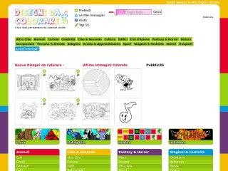 Screenshot sito: Disegnidacolorare24.it
