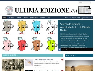Screenshot sito: UltimaEdizione.eu