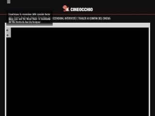 Screenshot sito: Il Cineocchio