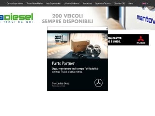 Screenshot sito: CamionSuperMarket.it