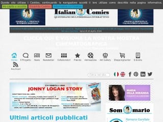 Screenshot sito: Italian Comics