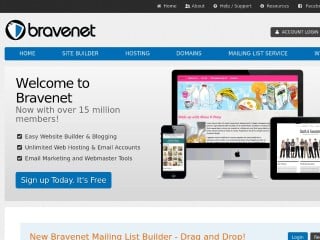Screenshot sito: Bravenet Forum