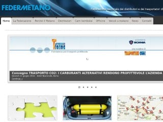 Screenshot sito: Federmetano