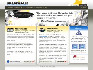 Screenshot sito: Shareasale.com