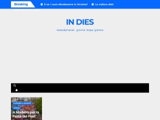 Screenshot sito: In Dies