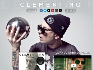 Screenshot sito: Clementino