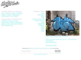 Screenshot sito: Graffiti.org