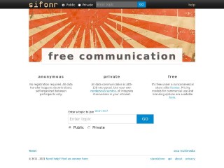 Screenshot sito: Sifonr