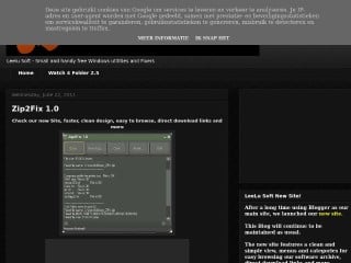 Screenshot sito: Zip2fix