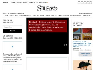 Screenshot sito: Stilearte.it