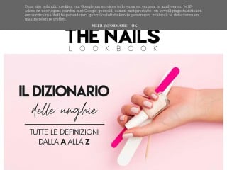 Screenshot sito: The Nails Lookbook