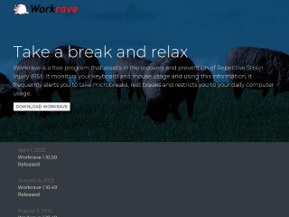 Screenshot sito: Workrave