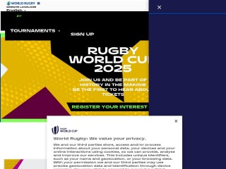 Screenshot sito: RugbyWorldCup.com