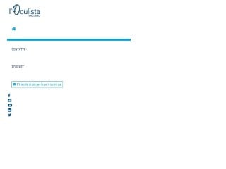Screenshot sito: Oculista Italiano