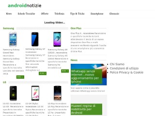 Screenshot sito: Androidnotizie.it