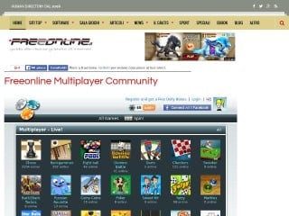 Screenshot sito: Multiplayer Freeonline