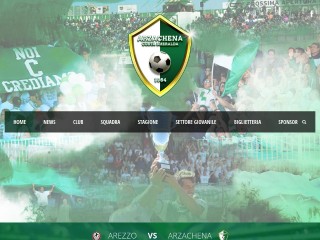 Screenshot sito: Arzachena