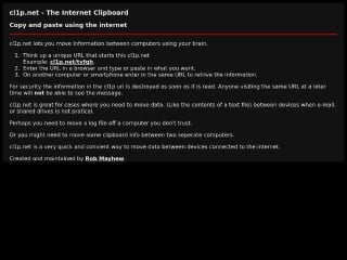 Screenshot sito: Cl1p.net