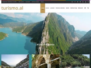 Screenshot sito: Turismo.al