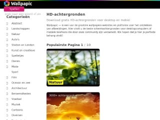 Screenshot sito: Wallpapic