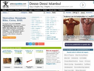 Screenshot sito: Adessopedala.com
