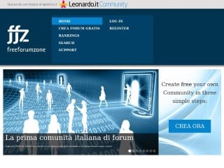 Screenshot sito: Freeforumzone.com 