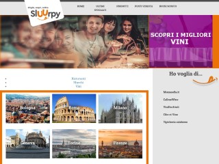 Screenshot sito: Sluurpy.it