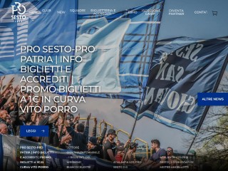 Screenshot sito: Pro Sesto