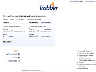 Screenshot sito: Trabber.it