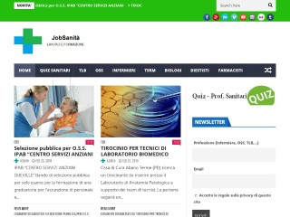Screenshot sito: Jobsanita.it