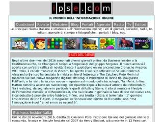 Screenshot sito: Ipse.com