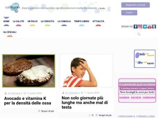 Screenshot sito: GuidaGenitori.it