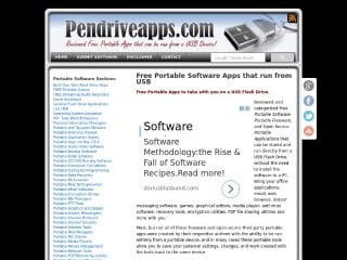 Screenshot sito: Pendriveapps.com
