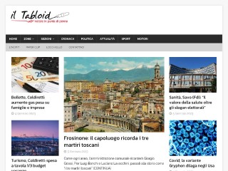 Screenshot sito: Il Tabloid